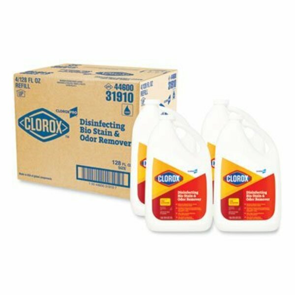 Clorox , DISINFECTING BIO STAIN AND ODOR REMOVER, FRAGRANCED, 128 OZ REFILL BOTTLE, 4/CT 31910